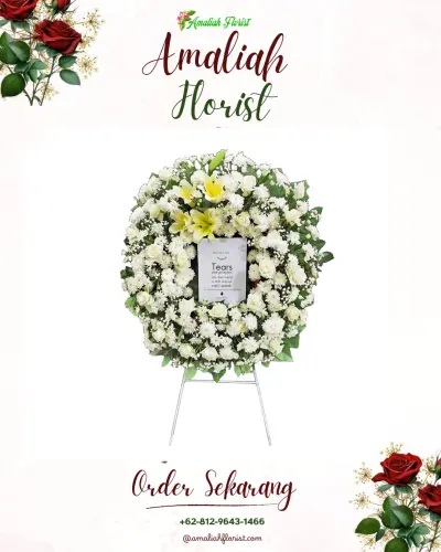 Krans Bunga Duka Cita di Kebonan