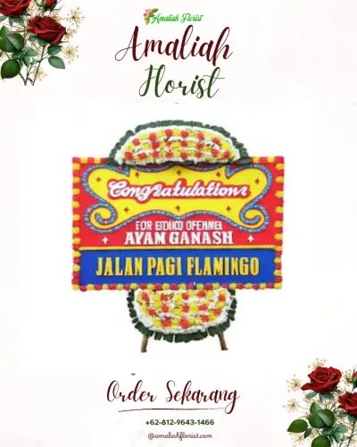 Bunga Papan Congratulation di Kebonan